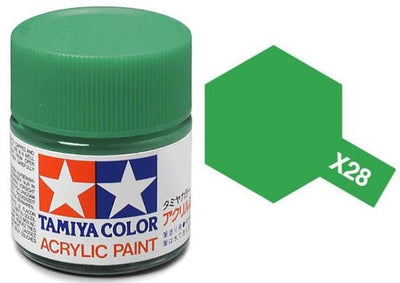 TAMIYA ACRYLIC PAINT MINI X-28 PARK GREEN