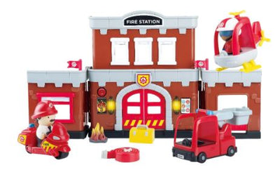 PLAYGO BATTERY OPERATED FIRE RESCUE SQUAD - Toyworld Frankston