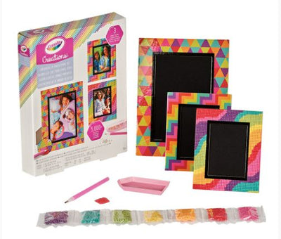 CRAYOLA CREATIONS - CRYSTALIZE IT! PHOTO FRAME DECORATION SET - Toyworld Frankston