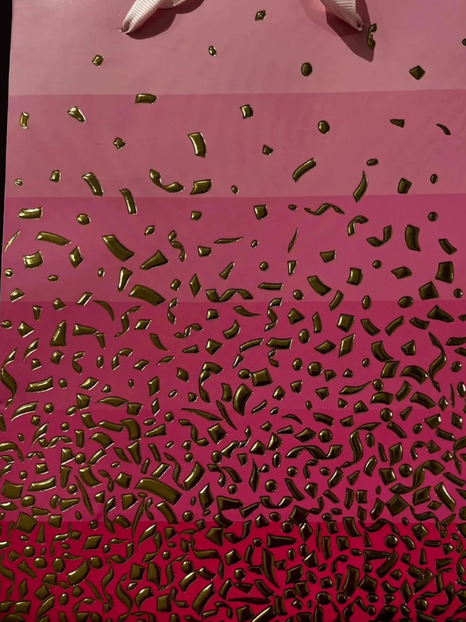GIFT BAG - SMALL PINK CONFETTI