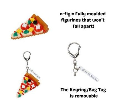 NANOBLOCK N-FIG BAG CLIP - FOOD PIZZA - Toyworld Frankston