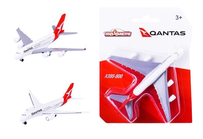 MAJORETTE QANTAS PLANE 2 ASST