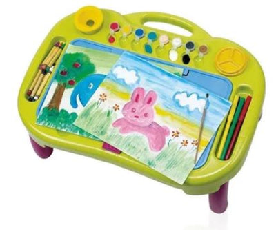 PLAYGO DRAW AND CARRY DESK - 19 PIECES - Toyworld Frankston
