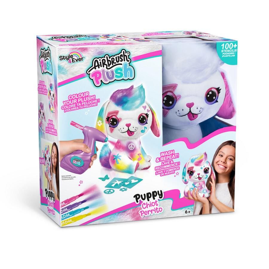 AIRBRUSH PLUSH - PUPPY - Toyworld Frankston