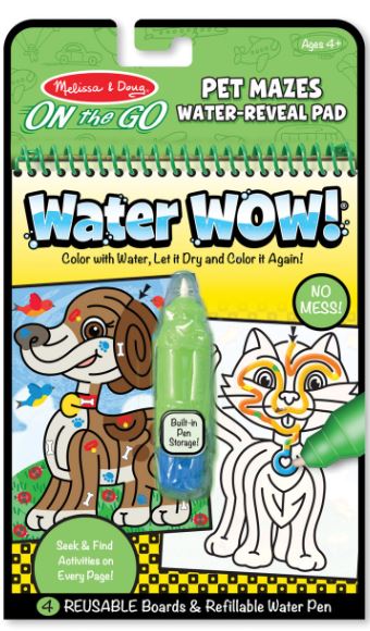 MELISSA & DOUG - ON THE GO WATER WOW - PET MAZES - Toyworld Frankston