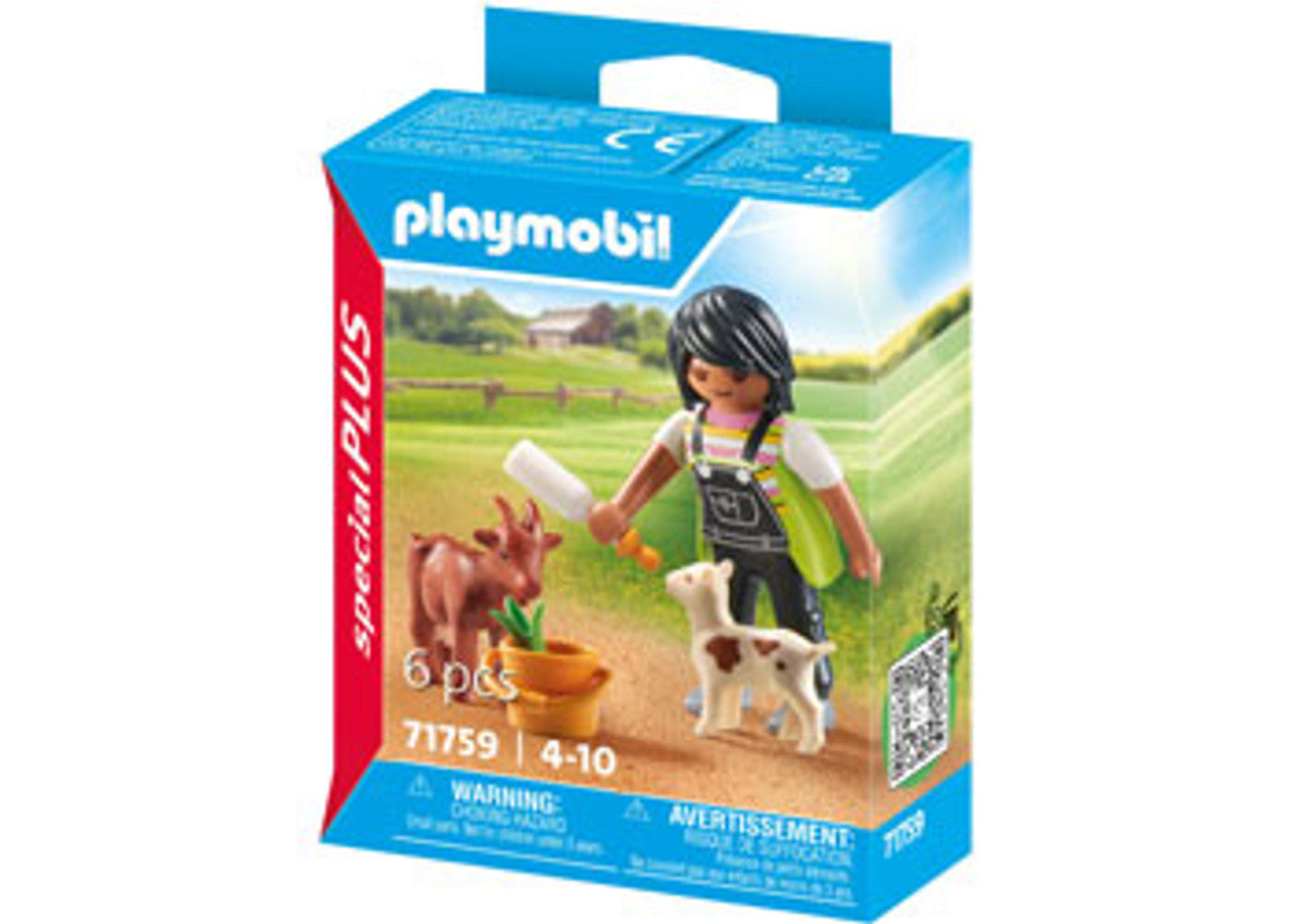 PLAYMOBIL 71759 WOMAN WITH GOATS