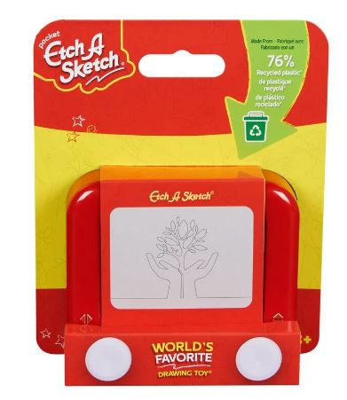 ETCH A SKETCH - SUSTAINABLE POCKET TOY