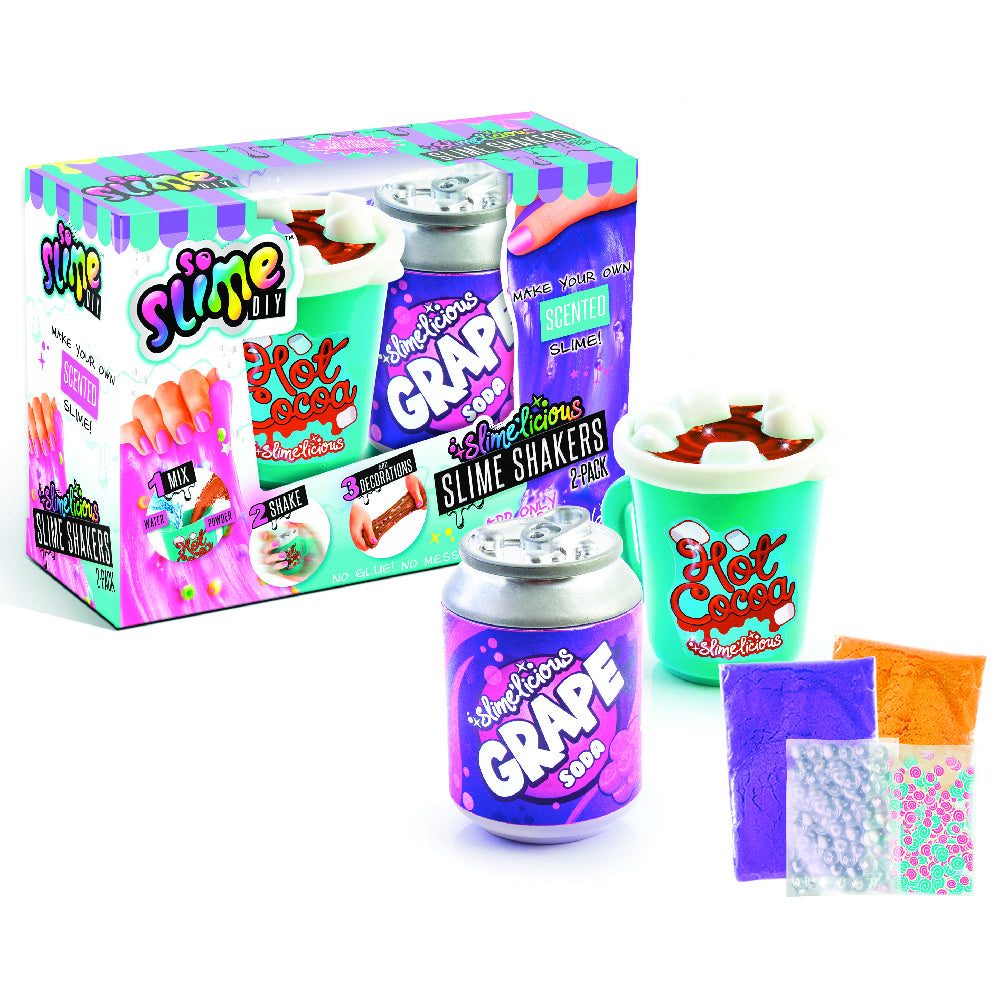 SO SLIME - SLIMELICIOUS DIY SLIME SHAKERS 2 PACK ASSORTMENT