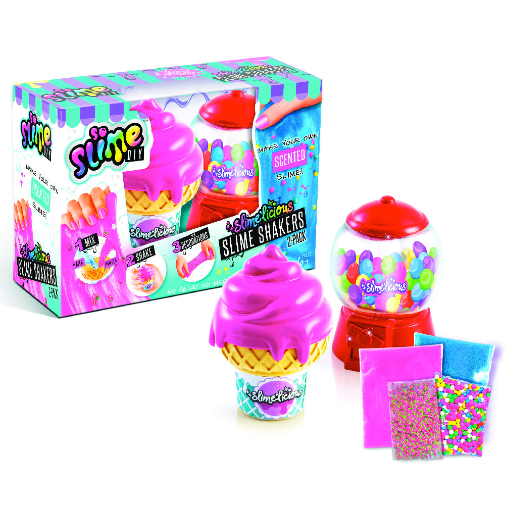 SO SLIME - SLIMELICIOUS DIY SLIME SHAKERS 2 PACK ASSORTMENT