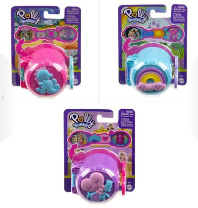 POLLY POCKET ON THE GO FUN - PURPLE WITH STAR