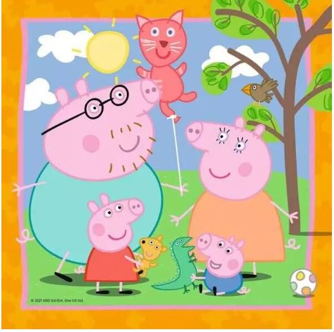 RAVENSBURGER PEPPA'S FAMILY AND FRIENDS 3X49 PC