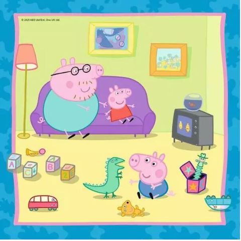 RAVENSBURGER PEPPA'S FAMILY AND FRIENDS 3X49 PC