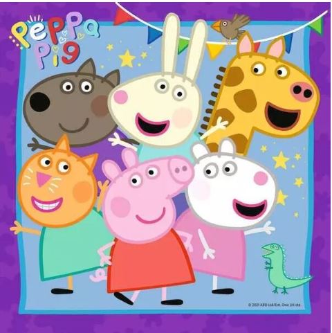 RAVENSBURGER PEPPA'S FAMILY AND FRIENDS 3X49 PC