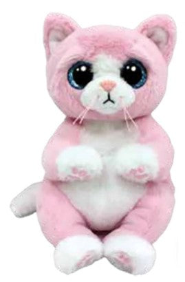 TY BEANIE BELLIES - LILLIBELLE - PINK CAT - Toyworld Frankston