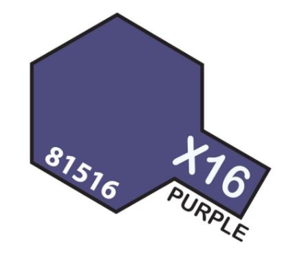 TAMIYA ACRYLIC PAINT MINI X-16 PURPLE