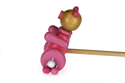 KAPER KIDZ PUSH ALONG WOODEN PIG