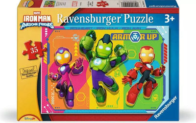 RAVENSBURGER PUZZLE - IRONMAN & HIS AWESOME FRIENDS 35P