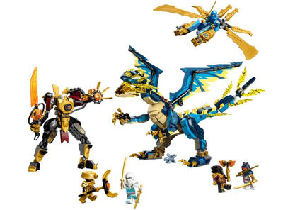 LEGO 71796 NINJAGO - ELEMENTAL DRAGON VS THE EMPRESS MECH - Toyworld Frankston