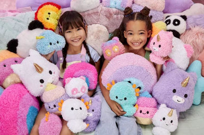 FLUFFIE STUFFIE SERIES 1 LARGE PLUSH - RAINBOW - Toyworld Frankston