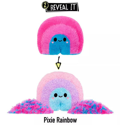 FLUFFIE STUFFIE SERIES 1 LARGE PLUSH - RAINBOW - Toyworld Frankston