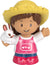 FISHER PRICE - LITTLE PEOPLE GIRL WITH RABBIT