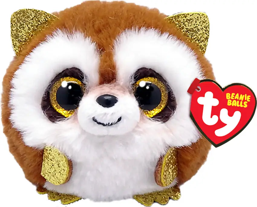 TY BEANIE BALLS - 'PICKPOCKET' RACCOON - Toyworld Frankston
