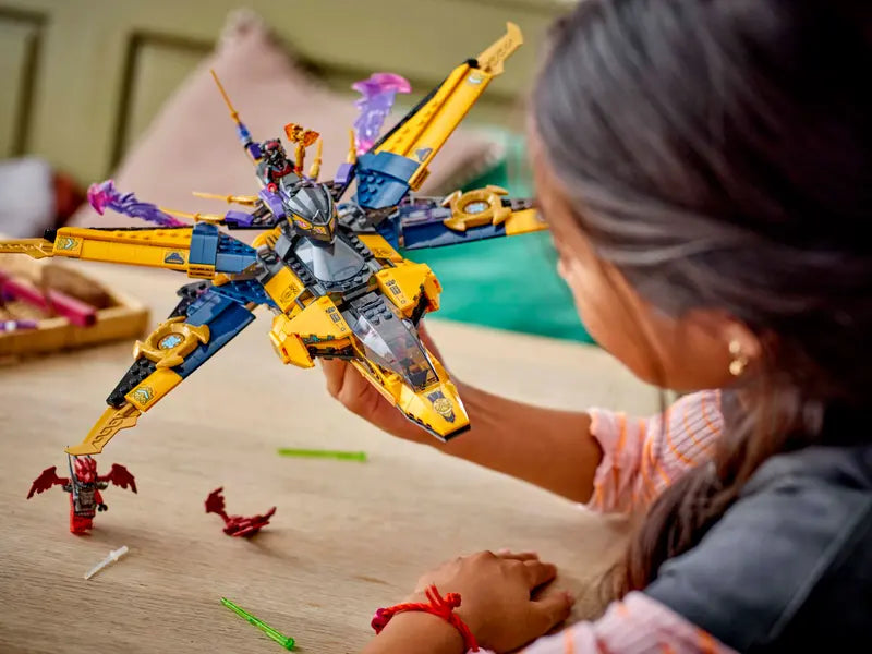 LEGO 71833 NINJAGO RAS AND ARINS SUPER STORM JET