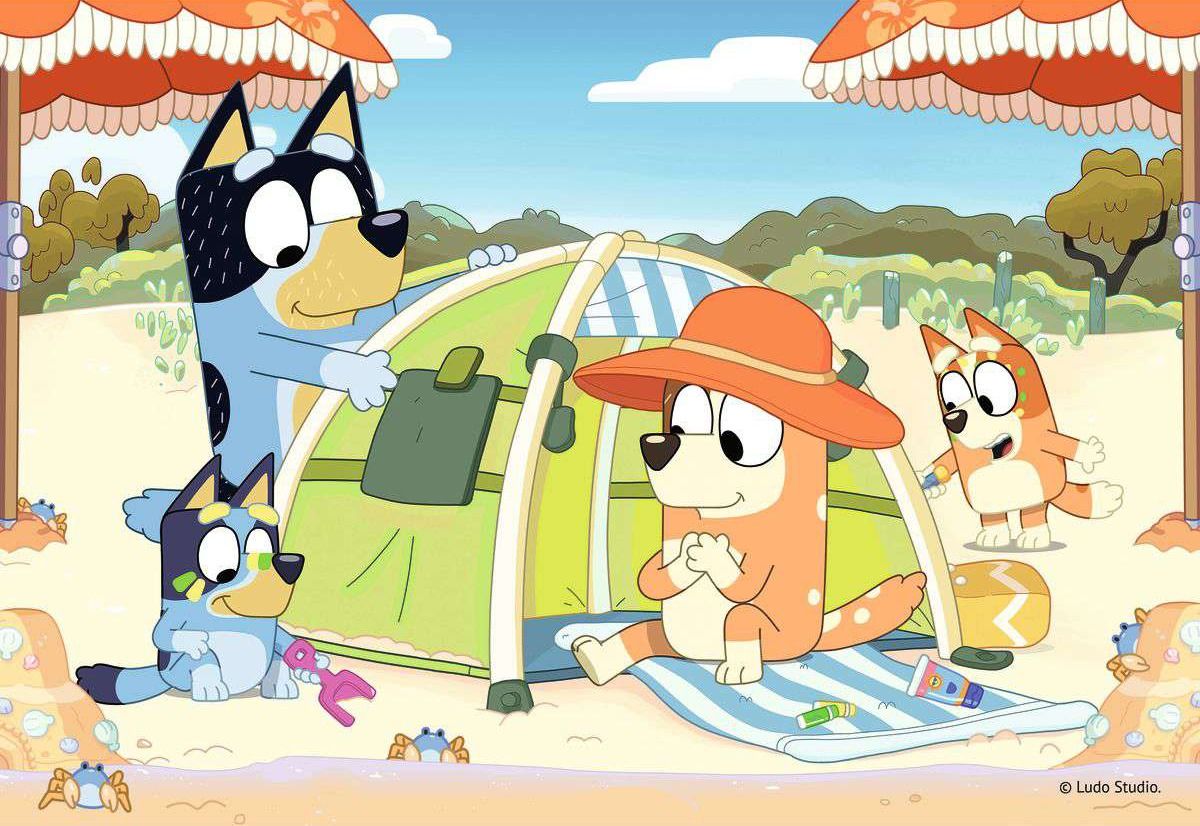 RAVENSBURGER - BLUEY BEACH DAY 35 PIECE PUZZLE