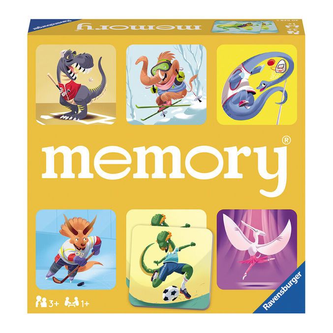 RAVENSBURGER - DINOSAUR SPORTS MEMORY GAME - Toyworld Frankston