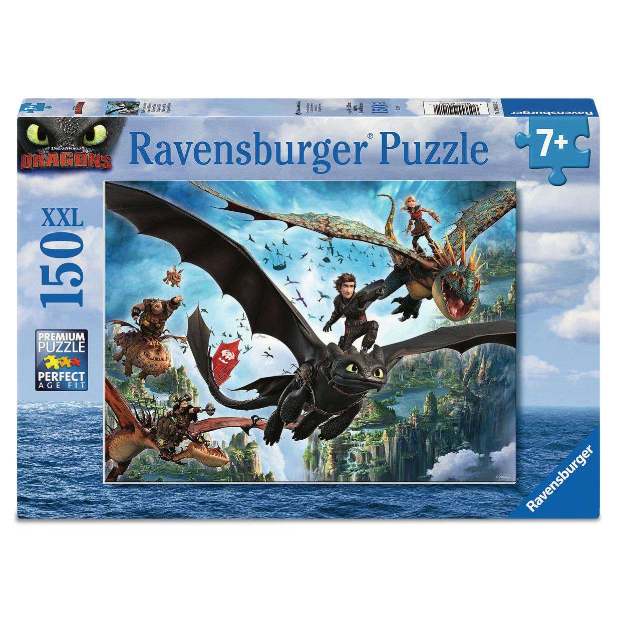RAVENSBURGER - HOW TO TRAIN YOUR DRAGON 2 DRAGONS AND EROI 150 XXL PIECES
