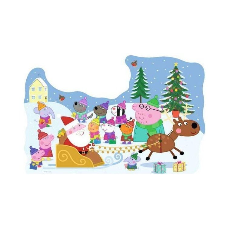 RAVENSBURGER - PEPPA PIG PEPPAS CHRISTMAS WISH 32 PIECE PUZZLE - Toyworld Frankston