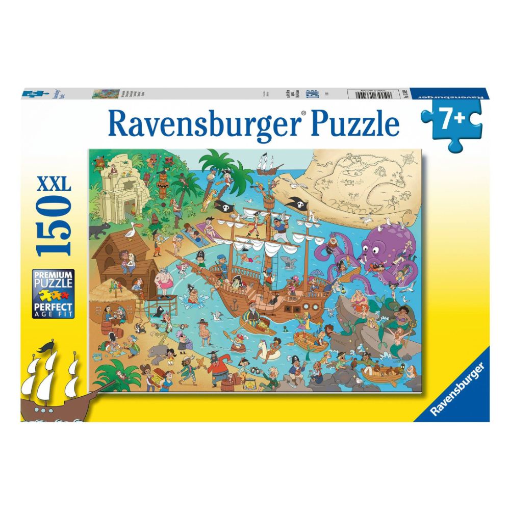 RAVENSBURGER PUZZLE - PIRATE ISLAND 150 PIECES XXL - Toyworld Frankston