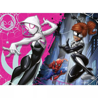 RAVENSBURGER - MARVEL SPIDERMAN 4 IN 1 12/16/20/24PC PUZZLE - Toyworld Frankston