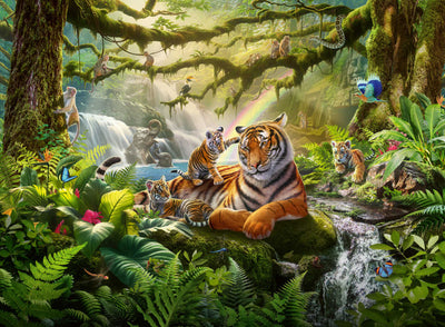 RAVENSBURGER - JUNGLE WILDLIFE WONDERS 300XXL PIECE PUZZLE