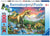 RAVENSBURGER - TIME OF THE DINOSAURS PUZZLE 100PC
