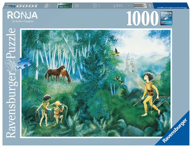 RAVENSBURGER - RONJA THE ROBBERS DAUGHTER 1000PC PUZZLE