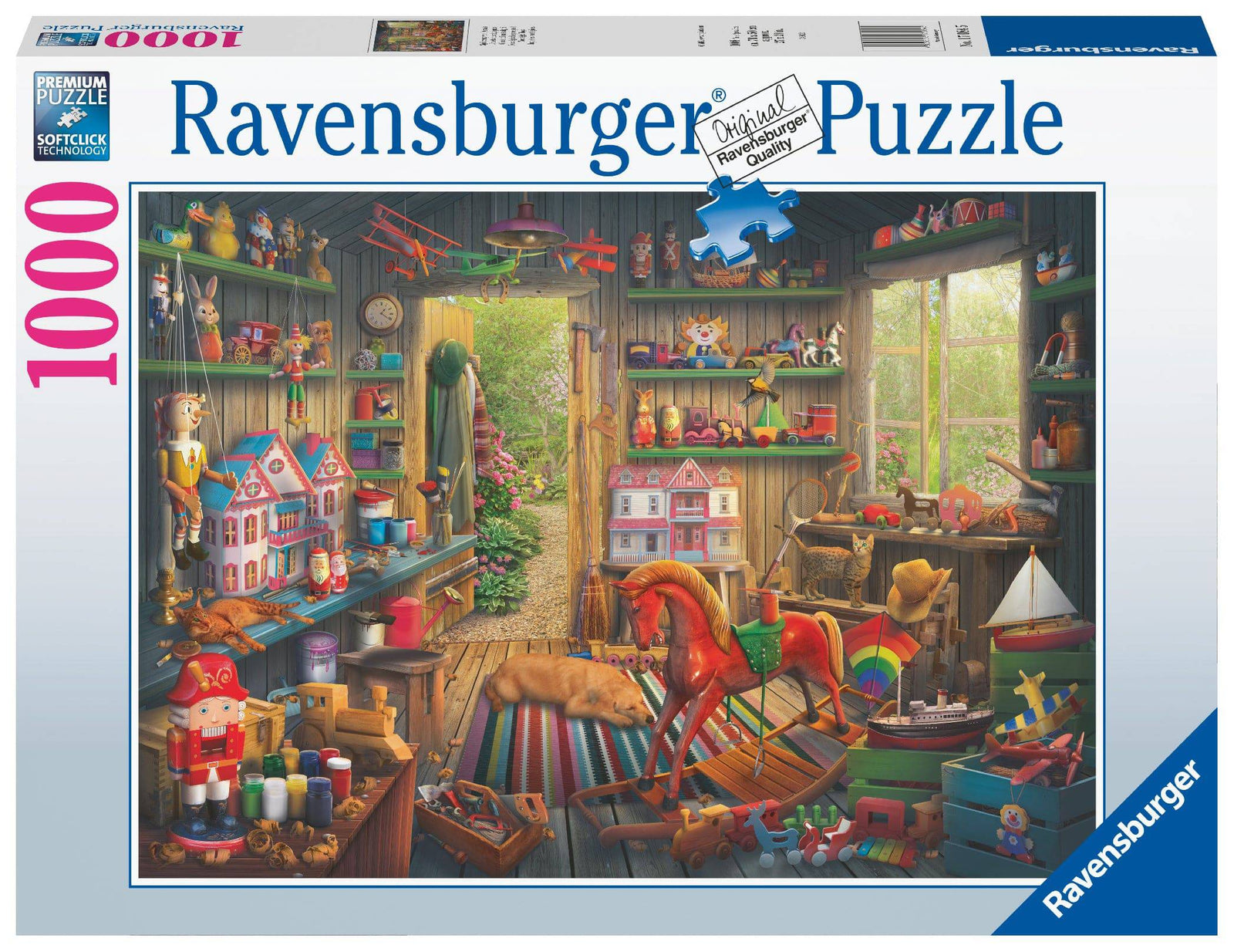 RAVENSBURGER - NOSTALGIC TOYS 1000PC PUZZLE - Toyworld Frankston