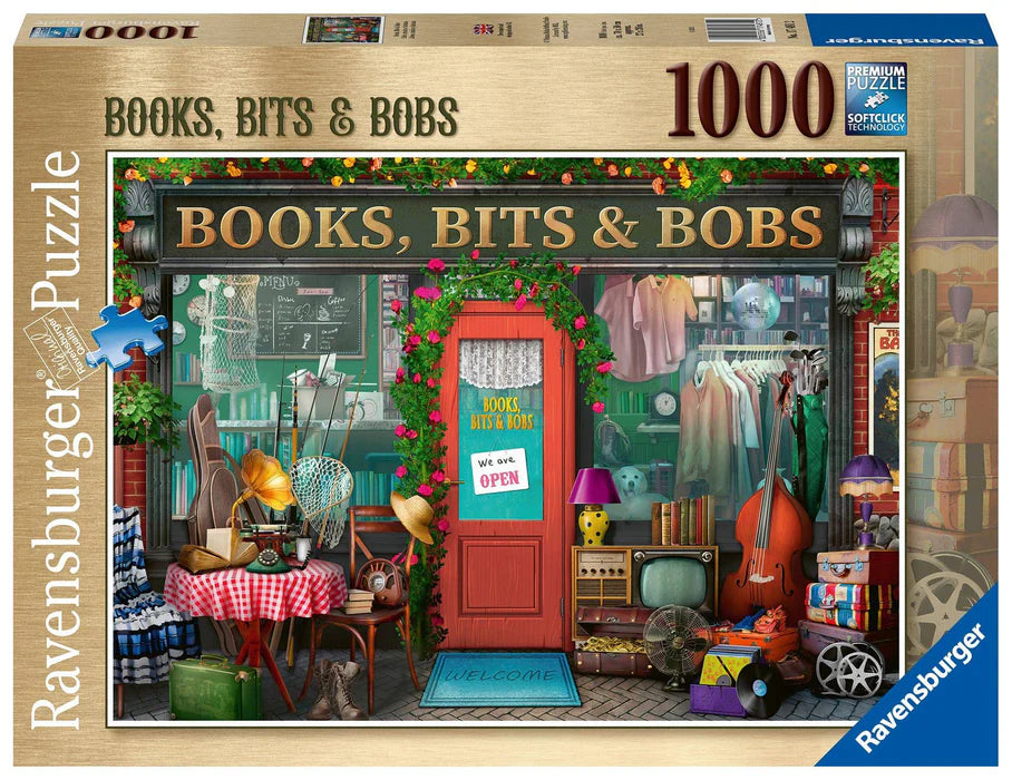 RAVENSBURGER PUZZLE - BOOKS, BITS AND BOBS 1000PC