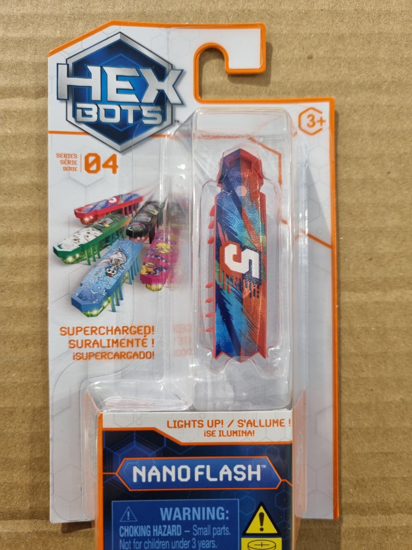 HEX BOTS - NANO FLASH SERIES 4 - BLUE RED #5