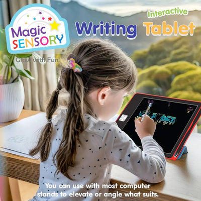 MAGIC SENSORY - 8.5 INCH INTERACTIVE TABLET RED - Toyworld Frankston