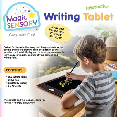 MAGIC SENSORY - 8.5 INCH INTERACTIVE TABLET RED - Toyworld Frankston