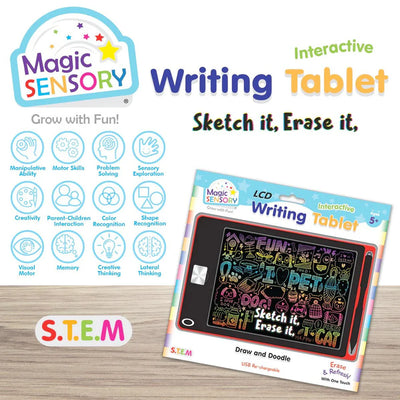 MAGIC SENSORY - 8.5 INCH INTERACTIVE TABLET RED - Toyworld Frankston