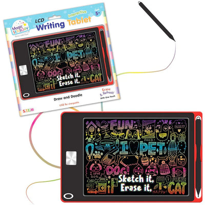 MAGIC SENSORY - 8.5 INCH INTERACTIVE TABLET RED - Toyworld Frankston