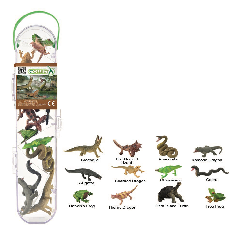 COLLECTA - REPTILES 10 PIECE TUBE