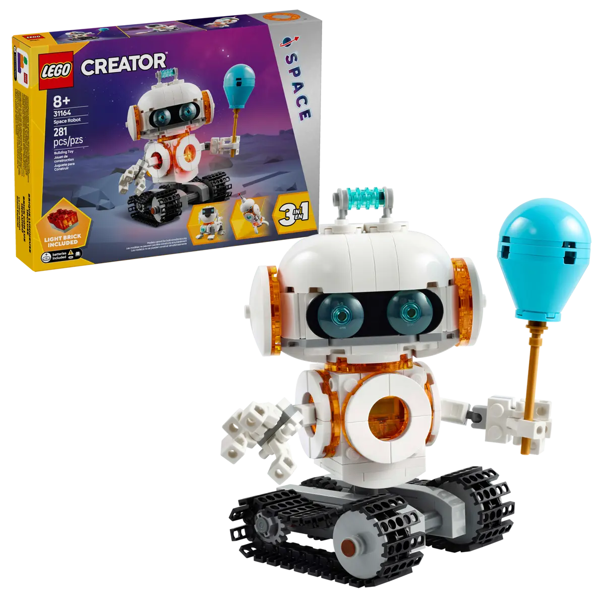LEGO 31164 CREATOR 3 IN 1 SPACE ROBOT - Toyworld Frankston