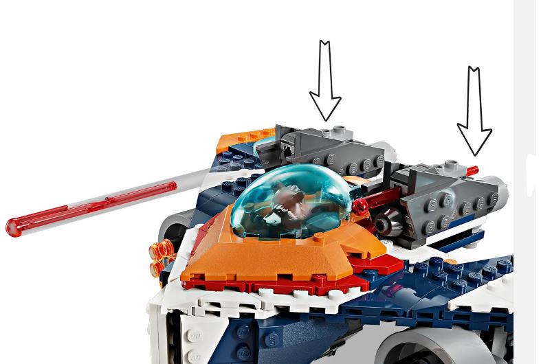 LEGO 76278 - MARVEL - ROCKETS WARBIRD VS RONAN