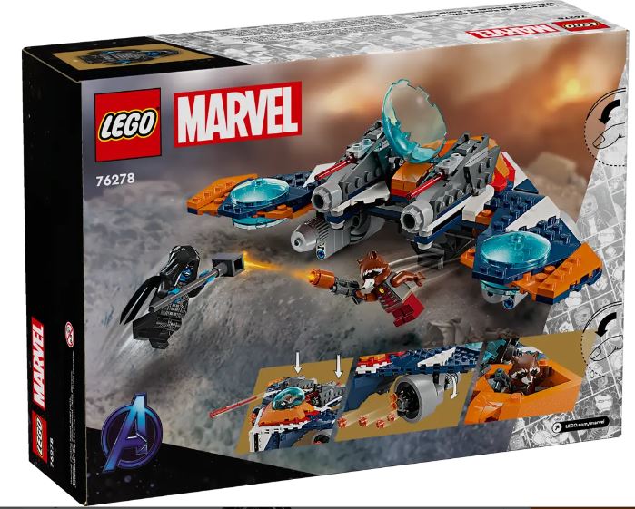 LEGO 76278 - MARVEL - ROCKETS WARBIRD VS RONAN