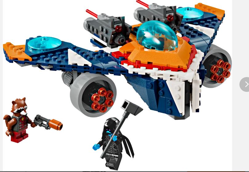 LEGO 76278 - MARVEL - ROCKETS WARBIRD VS RONAN - Toyworld Frankston