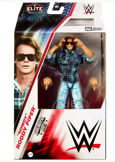 WWE ELITE GREATEST HITS COLLECTION "ROWDY" RODDY PIPER AS JOHN NADA ACTION FIGURE - Toyworld Frankston