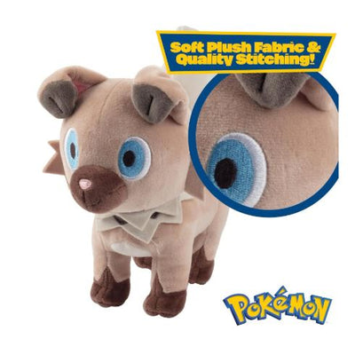 POKEMON 8IN PLUSH ROCKRUFF - Toyworld Frankston